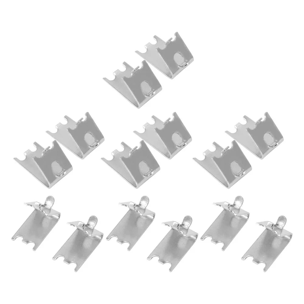 14Pcs Stainless Steel Frigerator Hooks Freezer Shelf Clips 1.5mm Refrigerator Shelf Clips - 7