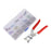 Button Plier Snap Fastener Kit Solid Hollow Metal Snap Fasteners with Press Studs for Clothing Crafts Sewing - 3