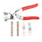 Button Plier Snap Fastener Kit Solid Hollow Metal Snap Fasteners with Press Studs for Clothing Crafts Sewing - 4