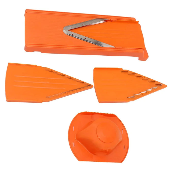 For Swissmar Borner V-Power Mandoline V7000 Multipurpose Stainless Steel V-Shaped Blade (BPA Free, No FDA) - Orange - 1