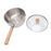 Japanese Saucepan with Lid Wooden Handle Stainless Steel Milk Soup Pot, Diameter: 20cm (BPA Free, No FDA) - 2