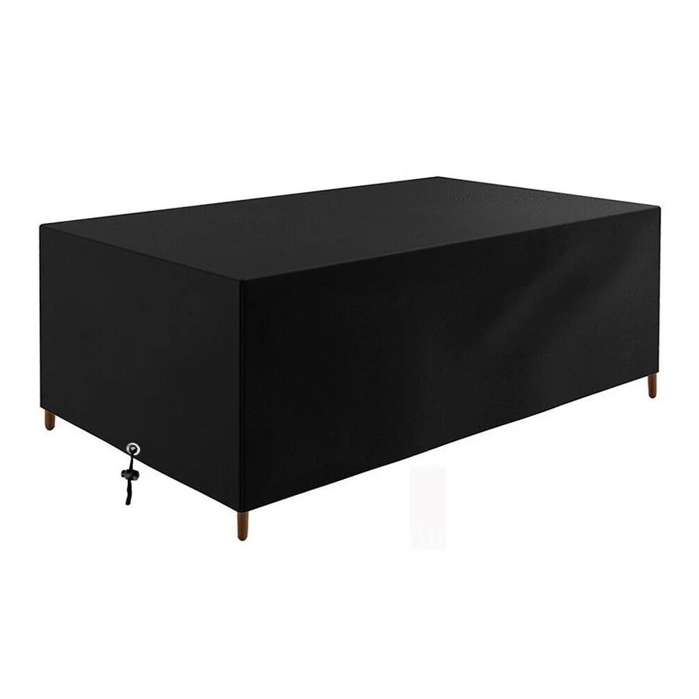 126x126x74cm 210D Oxford Cloth Outdoor Table Cover Waterproof Dustproof Garden Yard Furniture Cover - 1