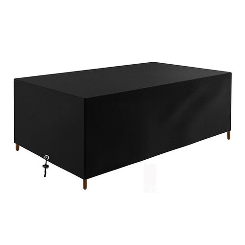 126x126x74cm 210D Oxford Cloth Outdoor Table Cover Waterproof Dustproof Garden Yard Furniture Cover - 1