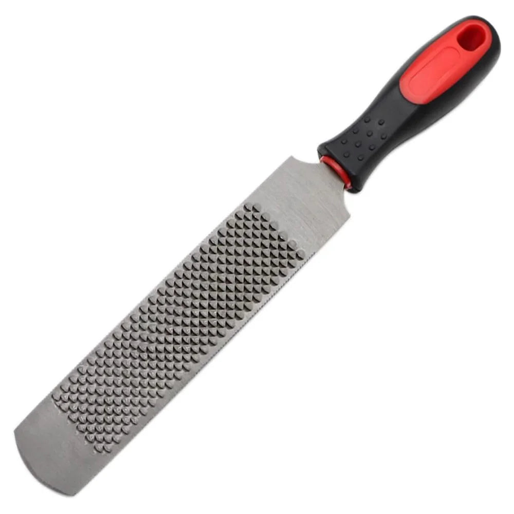 8 Inch Horseshoe Rasp with Handle Carbon Steel Double Sided Coarse Fine Teeth Cattle Hoof Trimming Tool - 1