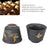 4Pcs / Set Ceramic Kung Fu Tea Cups Handcrafted Coarse Pottery Auspicious Crane Design Cup for Chinese Tea Ceremony - 4