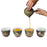 4Pcs / Set Kung Fu Tea Cups Handcrafted Crane Pattern Ceramic Teacups Traditional Chinese Tea Ceremony Gift - 2