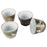4Pcs / Set Kung Fu Tea Cups Handcrafted Crane Pattern Ceramic Teacups Traditional Chinese Tea Ceremony Gift - 7
