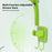 Portable Digital Display Camping Shower USB Rechargeable Outdoor Travel Shower Device - Green - 6
