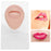 Silicone Piercing Body Model Soft Piercing Practice Model Simulation Ear Eye Nose Mouth Model Set with Display Rack - Dark Skin - 5