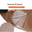 Winter Plant Root Insulation Bag for Tropical Trees 30 x 30 x 100cm Drawstring Protective Cover Anti Freeze Bubble Wrap - Brown - 5