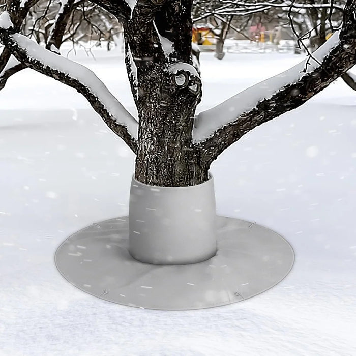 Winter Plant Root Insulation Bag for Tropical Trees 30 x 30 x 100cm Drawstring Protective Cover Anti Freeze Bubble Wrap - Brown - 6