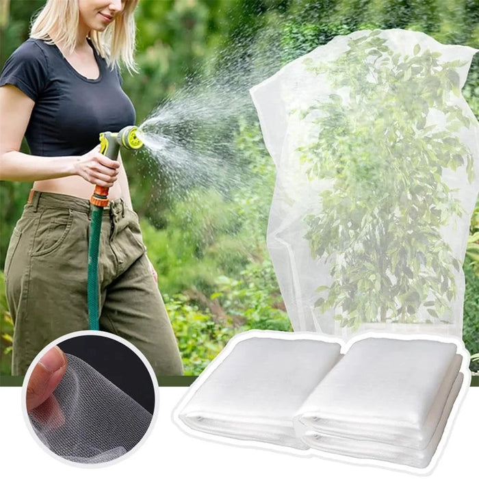 Fruit Tree Netting with Drawstring 200 x 240cm Garden Insect Barrier Plant Cover Tent-Bug Mesh Guard - White - 3