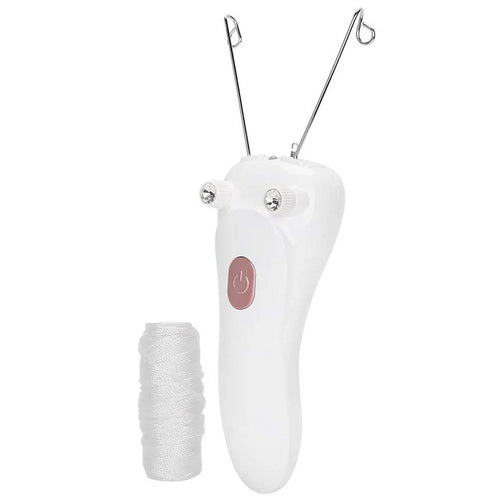Women Electric Hair Epilator USB Rechargeable Body Facial Hair Remover Cotton Thread Depilator - 1