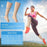 Size M 20-30mmHg Compression Calf Sleeve Breathable Open Toe Stockings for Varicose Veins, Skin Color - 7
