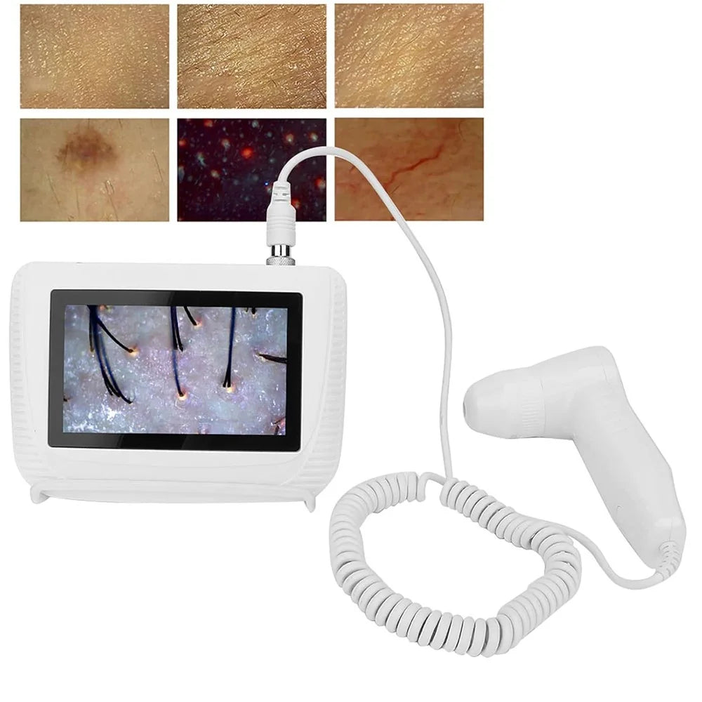 5 Inch Scalp Detector Digital Skin Analyzer Live Image Skin Microscope with 50X  /  200X Magnification Lens - US Plug - 3