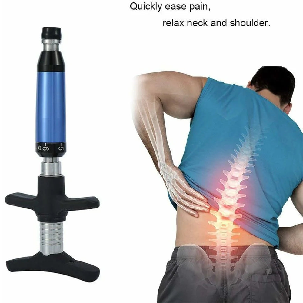 6 Levels Manual Spine Chiropractic Adjustment Correction Tool Force Spine Adjusting Massager for Improve Joint Pain - 2