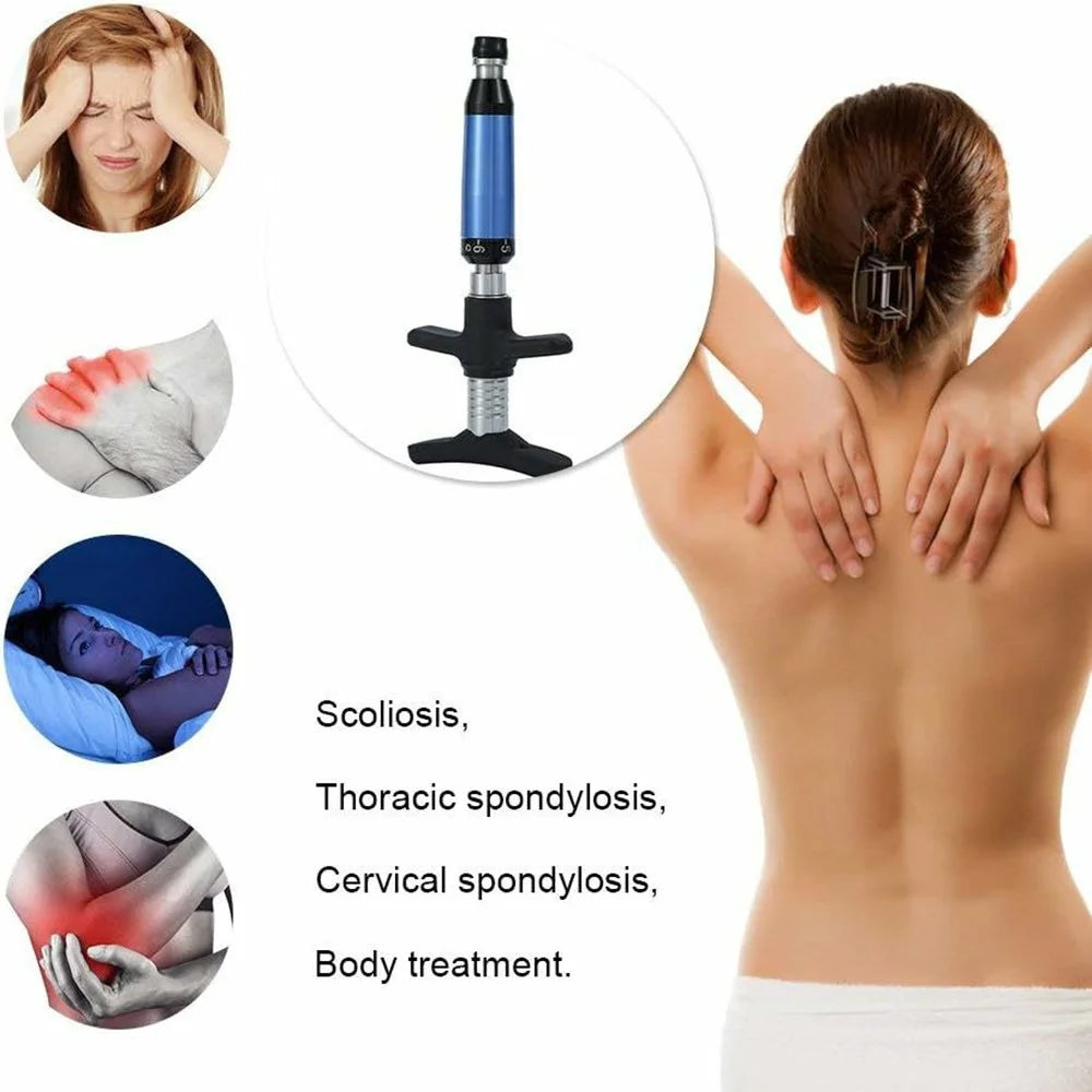 6 Levels Manual Spine Chiropractic Adjustment Correction Tool Force Spine Adjusting Massager for Improve Joint Pain - 3