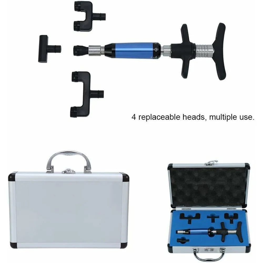 6 Levels Manual Spine Chiropractic Adjustment Correction Tool Force Spine Adjusting Massager for Improve Joint Pain - 4