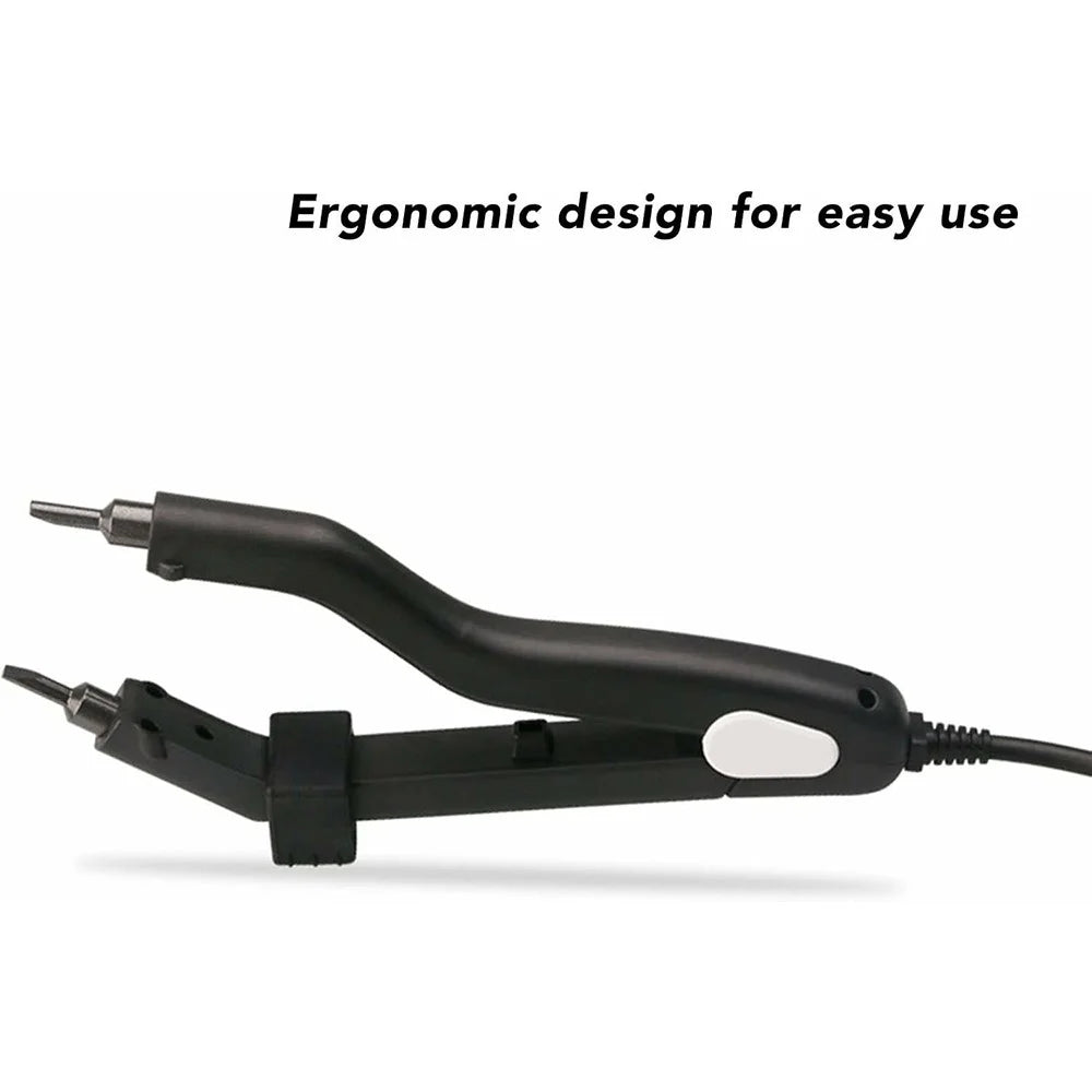 Adjustable Temperature Professional Hair Extension Iron Connector Wand Hair Styling Tool - 7