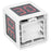 1.4 Inch Mini Digital Stopwatch 4 Sides Programmable Timer with 3 Buttons Countdown Timer - White - 2