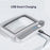 Rechargeable 10-LED Magnifying Glass Handheld Folding Magnifier with Light for Reading Electronics Repair - White - 3