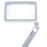 Rechargeable 10-LED Magnifying Glass Handheld Folding Magnifier with Light for Reading Electronics Repair - White - 6