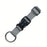 19cm Luggage Hook Carabiner Clip Adjustable Strap Plastic Buckle Metal Spring Hook Strap for Suitcase Backpack - Gray - 1