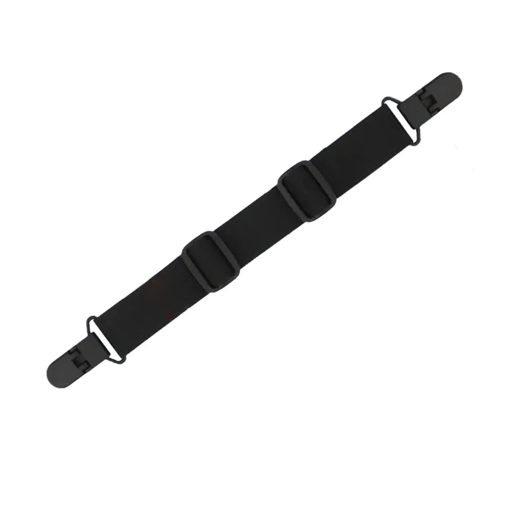 2.5cm Width Nylon Backpack Anti-Slip Shoulder Strap Clip 19-29cm Adjustable Bag Accessories for Adult - Black - 1