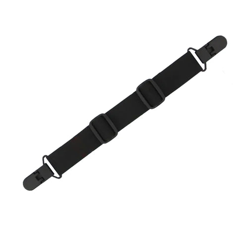 2.5cm Width Nylon Backpack Anti-Slip Shoulder Strap Clip 19-29cm Adjustable Bag Accessories for Adult - Black - 1
