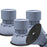 4Pcs Universal Washing Machine Base Stand Adjustable Height Anti Vibration Foot Pads for Dryer Refrigerator - Gray - 1