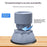 4Pcs Universal Washing Machine Base Stand Adjustable Height Anti Vibration Foot Pads for Dryer Refrigerator - Gray - 3