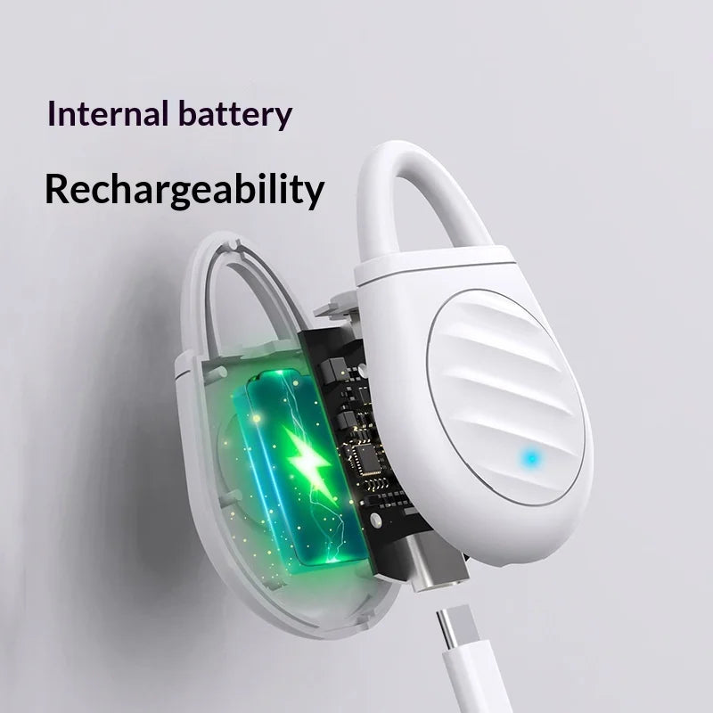 Ultrasonic Bird Repeller for Garden Balcony 3 Modes Rechargeable Automatic Mosquito Repellent  - Black - 3