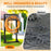 2 in 1 Garden Hose Holder Outdoor Water Hose Reel Stand 150FT Capacity Multi-Purpose Hooks for Yard - 5