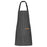 Adjustable Striped Halter Neck Apron with 2 Pockets for Kitchen Restaurant Gardening Cafe - Black Thin Stripe - 1