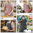 Adjustable Striped Halter Neck Apron with 2 Pockets for Kitchen Restaurant Gardening Cafe - Black Thin Stripe - 6