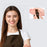 Adjustable Neck Apron Stain-Resistant Oversized Work Apron for Kitchen Cooking Gardening - White - 4