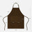 Adjustable Neck Apron Stain-Resistant Oversized Work Apron for Kitchen Cooking Gardening - White - 6