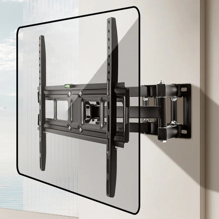 ZX-101S Heavy Duty TV Wall Mount Swivel Tilt Bracket for 32-75 inch LCD LED Display - Black - 5