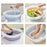 Size S Foldable Wash Basin Portable Space-Saving Collapsible for Face Washing and Laundry - Blue White - 2