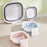 Size S Foldable Wash Basin Portable Space-Saving Collapsible for Face Washing and Laundry - Blue White - 3