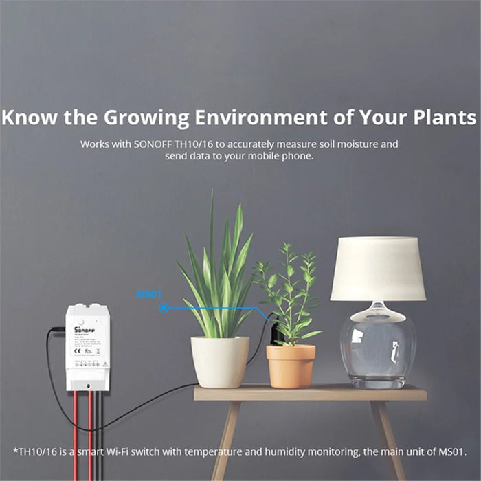 SONOFF MS01 Smart Soil Moisture Sensor Accessory for TH10/16 - 4