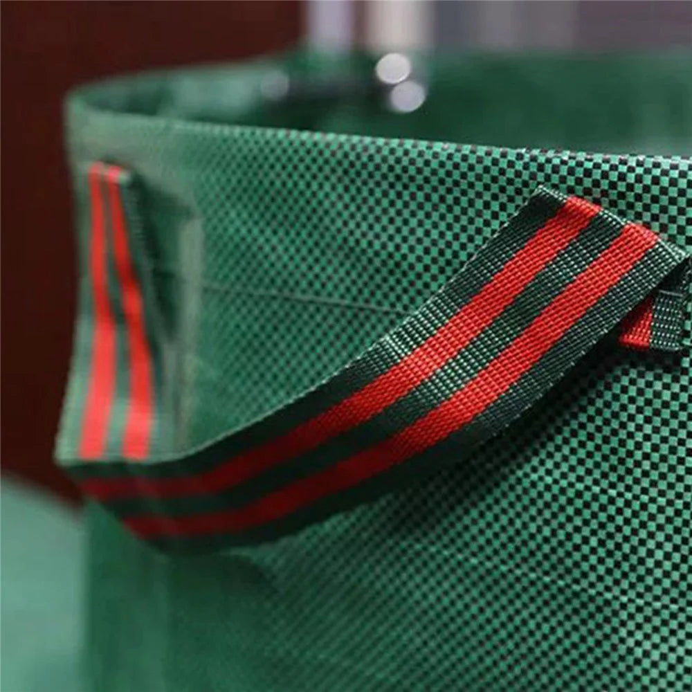 1 Set/3Pcs Garden Durable Large Campacity PE Woven Material Rubbish Leaf Bags D67xH76cm - 6