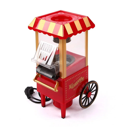 Household Trolley Automatic Hot Air Oil-free Popcorn Maker [EU Plug] - 1