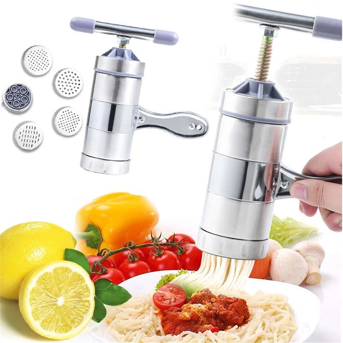 Stainless Steel Home Kitchen Small Manual Noodle Machine - 6