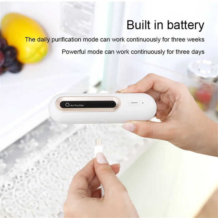 DIROSE M9 Mini Refrigerator Purifier Ozone Generator Portable Odor Eliminator Deodorizer - 5