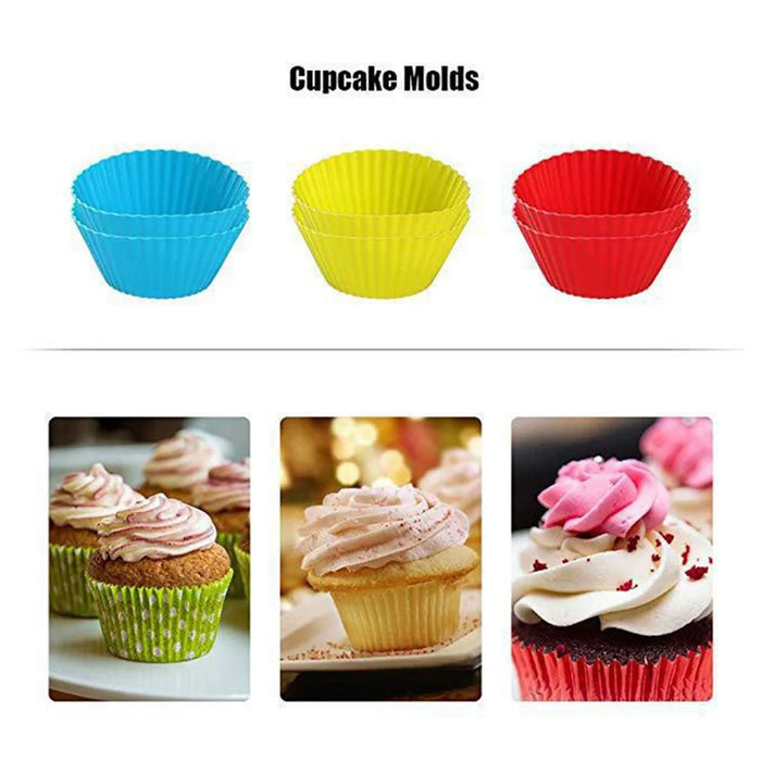 FM002 102Pcs/Set Kitchen Baking Pastry Nozzle Tips Bag Frosting Tool Dessert Cake Decorating Tools Kit (BPA Free, no FDA Certificate) - 3