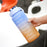 2L Portable Outdoor Travel Sports Water Bottle Fitness Straw Cup with Time Marker (BPA Free, No FDA Certificate) - Gradient Blue - 3