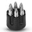 Stainless Steel Bullet Shape Ice Cube Chillers Quick-frozen Whiskey Wine Beer Ice Stones Cooler Kitchen Bar Gadgets (FDA Certified) - 2