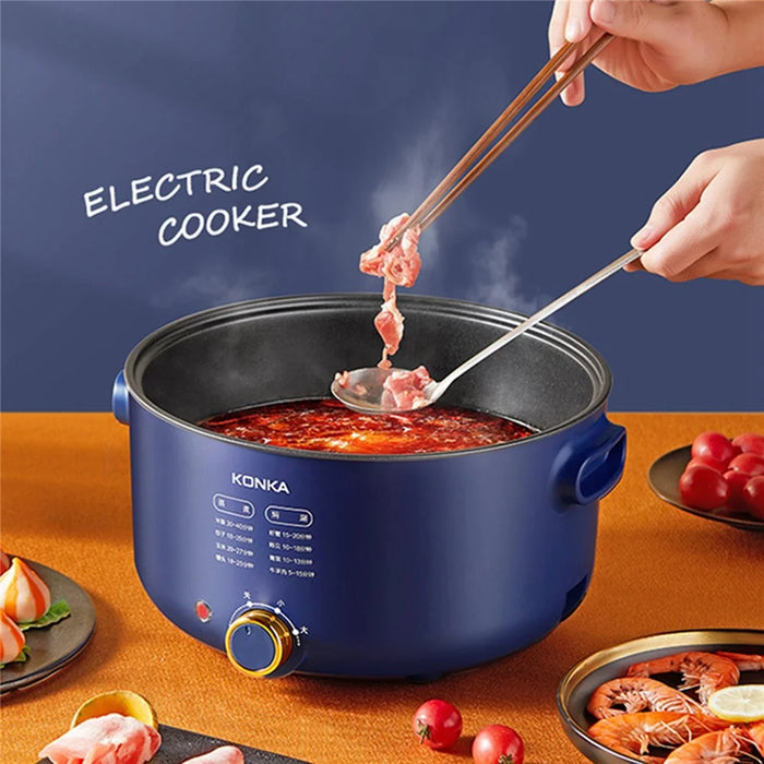 KONKA KZG-HP502 EU Plug 5L Electric Cooker Multi-function Cook/Stew/Steam Cooking Pot Electric Hot Pot (No FDA Certificate, BPA-Free) - 2