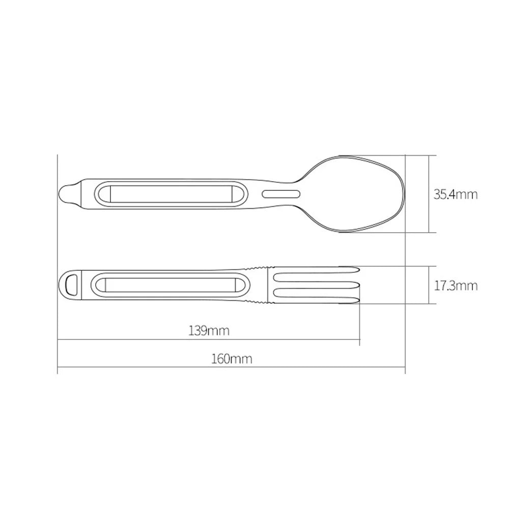 NEXTOOL Picnic Hiking Stainless Steel Utensil Set Fork Spoon Camping Cutlery Kit (BPA-Free, No FDA Certified) - 6
